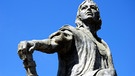 Christoph Kolumbus-Statue am Kloster Monasterio de la Rabida, Andalusien, Spanien | Bild: mauritius-images